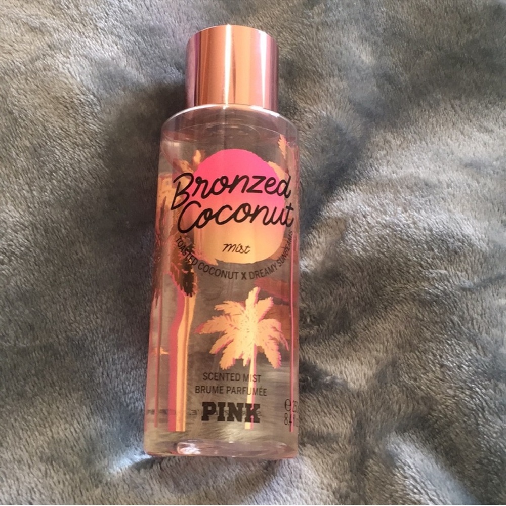 Bronzed Coconut PINK Mist toasted coconut perfume splash